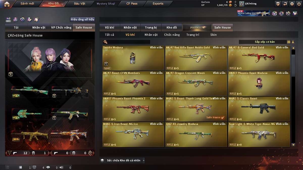 shop acc cf uy tin gia re